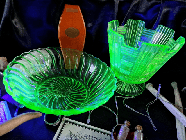 Uranium Glass Bowl