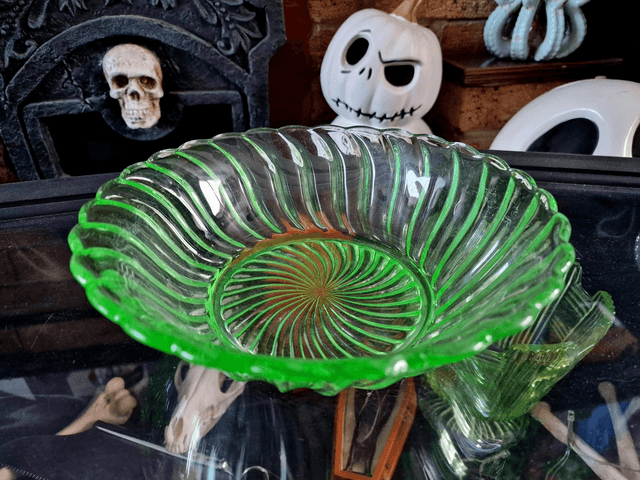 Uranium Glass Bowl
