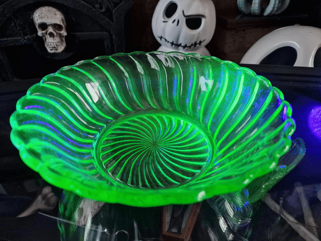 Uranium Glass Bowl