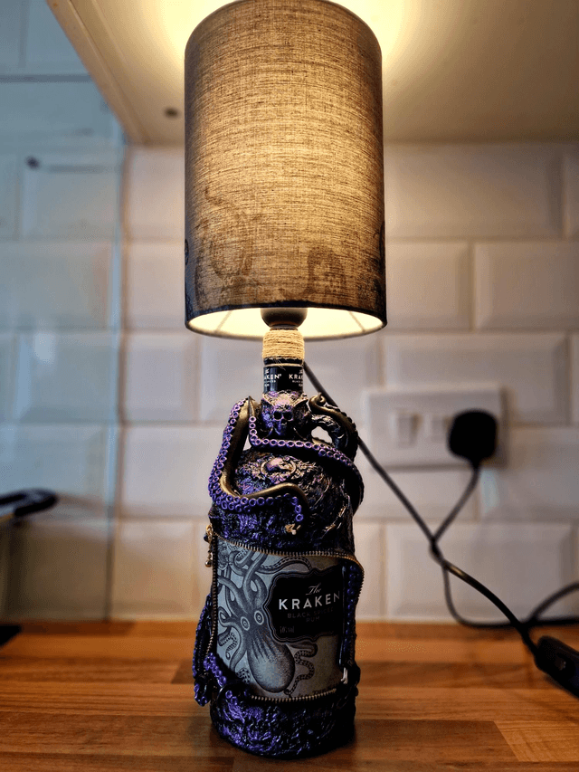 Oil Spill Kraken Lamp