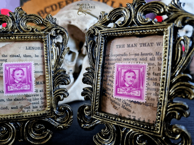 Edgar Allan Poe Stamp Mini 