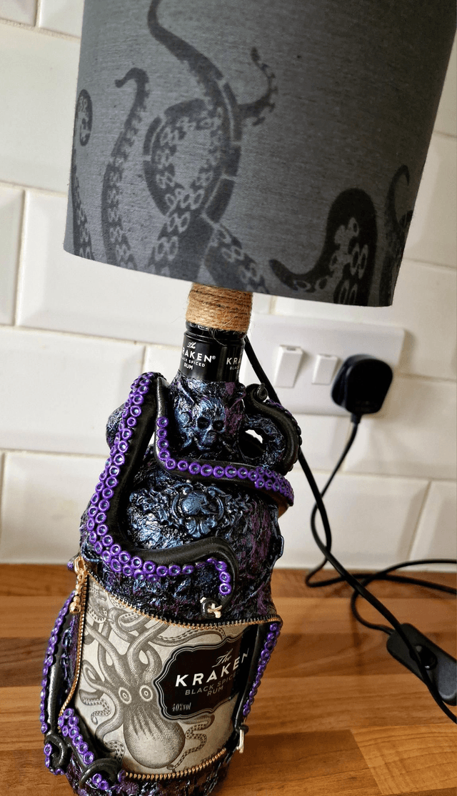 Oil Spill Kraken Lamp