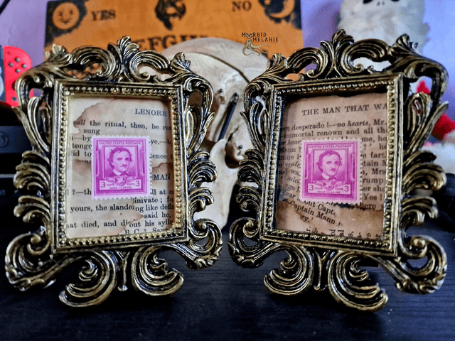 Edgar Allan Poe Stamp Mini 