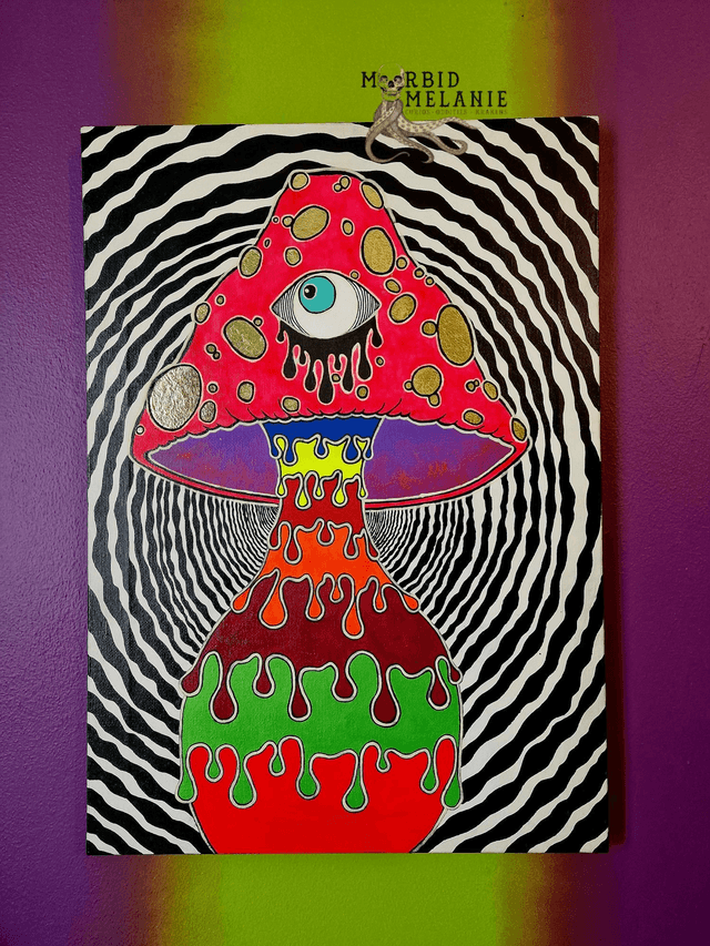 Glow Magic Mushie Canvas 