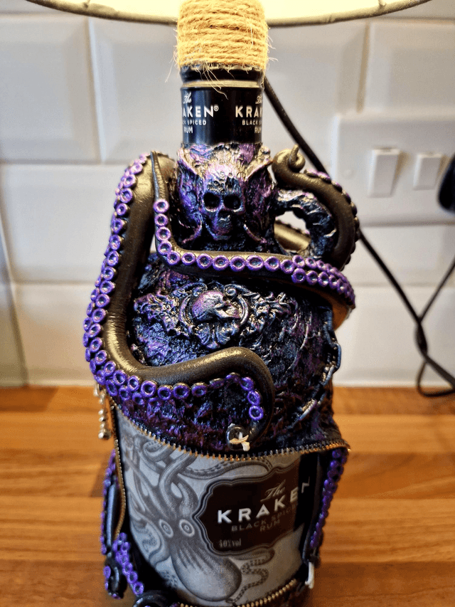 Oil Spill Kraken Lamp