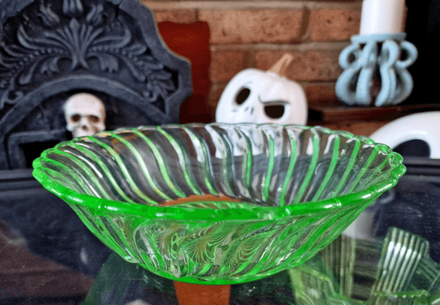 Uranium Glass Bowl